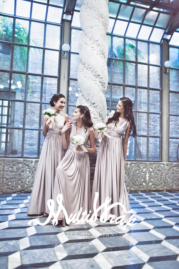 Rose Gold Multi Wrap Dress – multiwrapdress.com